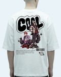 Sukuna & Gojo - Unisex Oversized T-Shirt | White