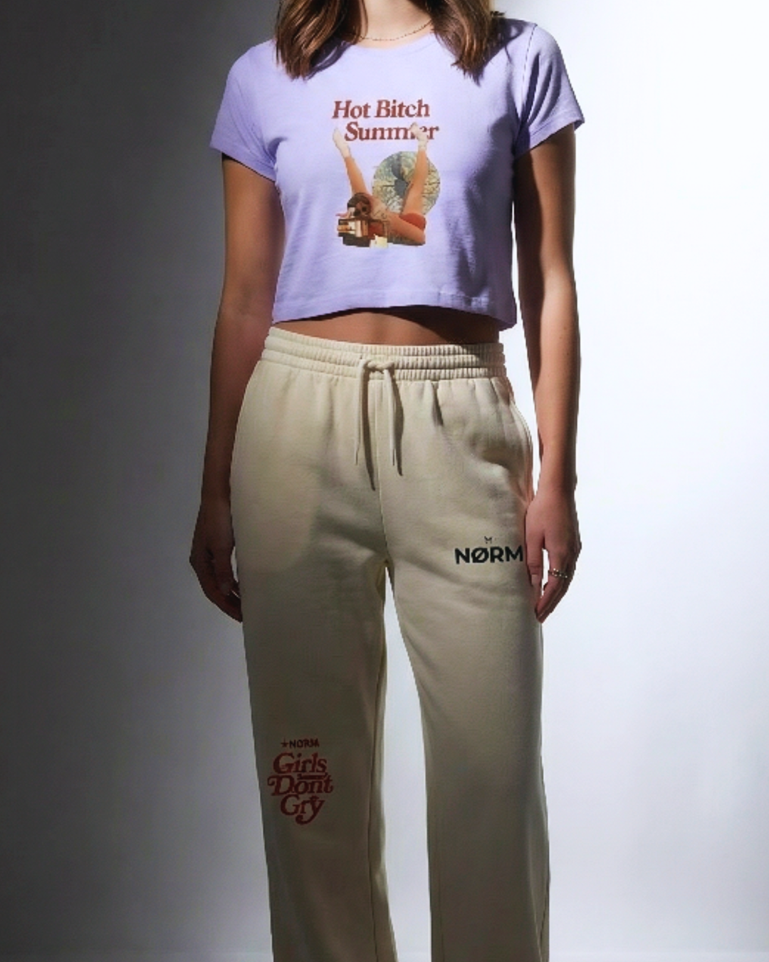 Hot B*tch Summer - Combo Set | Lavender & Off-White