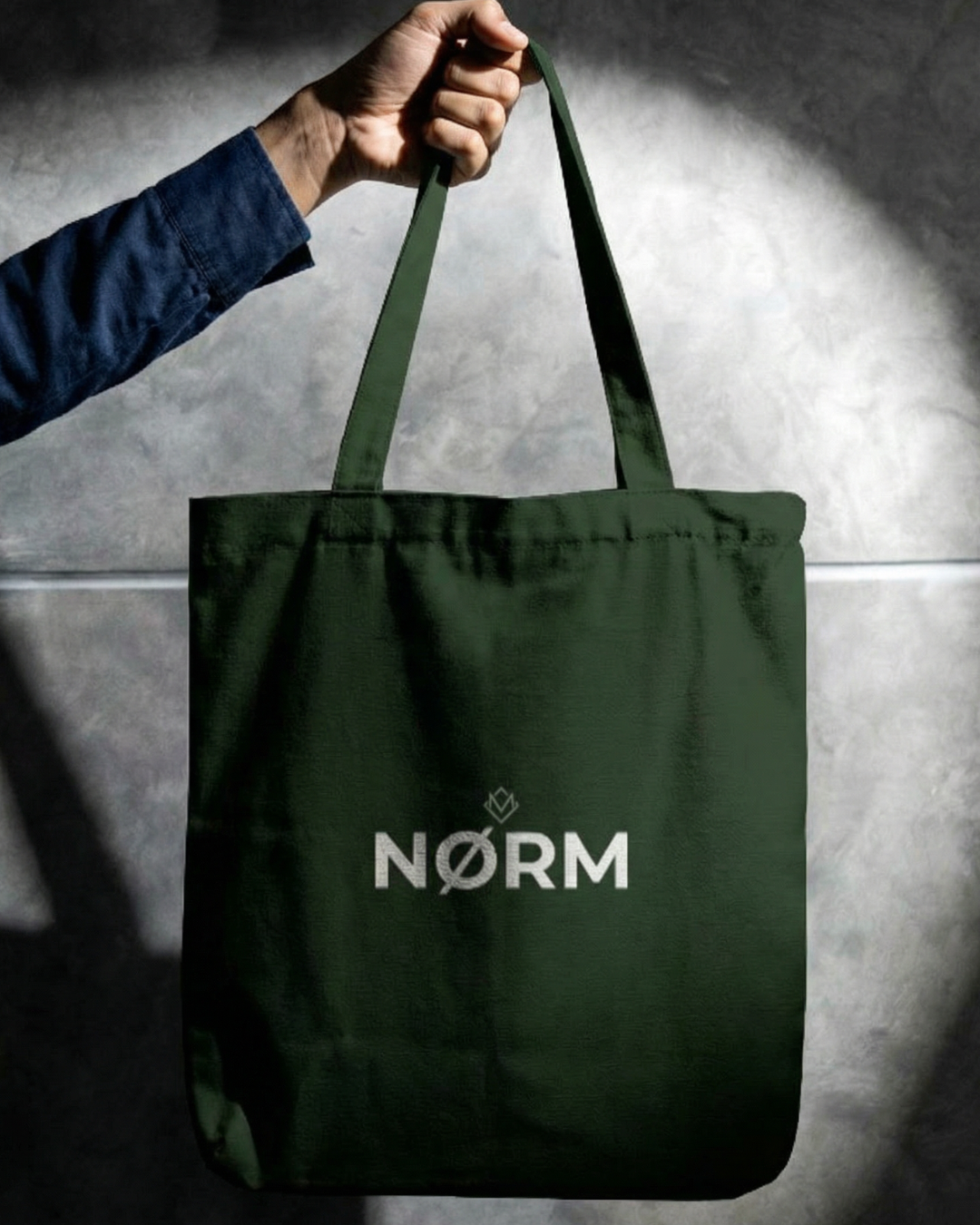 Girls Don't Cry - Tote Bag Zipper | Bottle Green