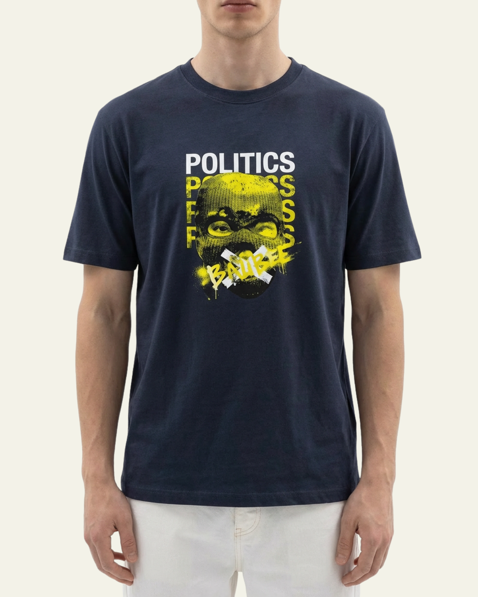 Politics - Unisex Crew T-Shirt | Navy Melange