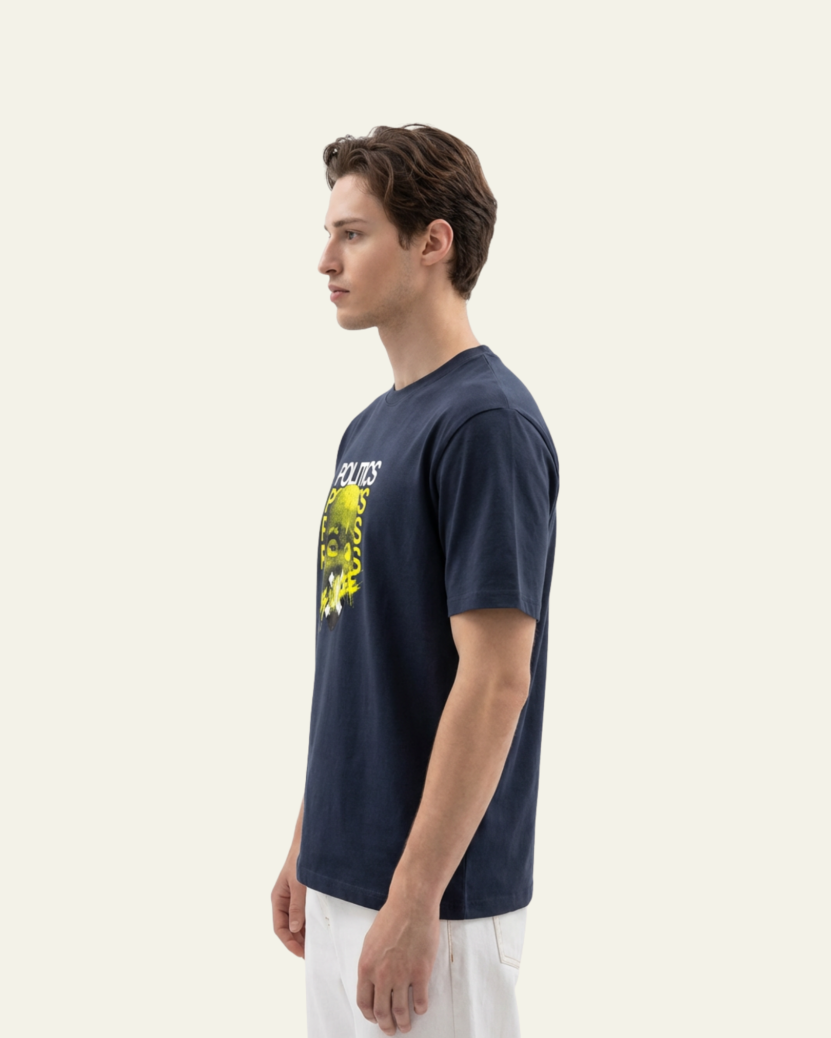 Politics - Unisex Crew T-Shirt | Navy Melange