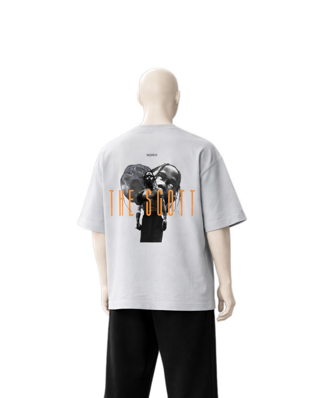 The Scott - Graphic Oversized T-Shirt | White