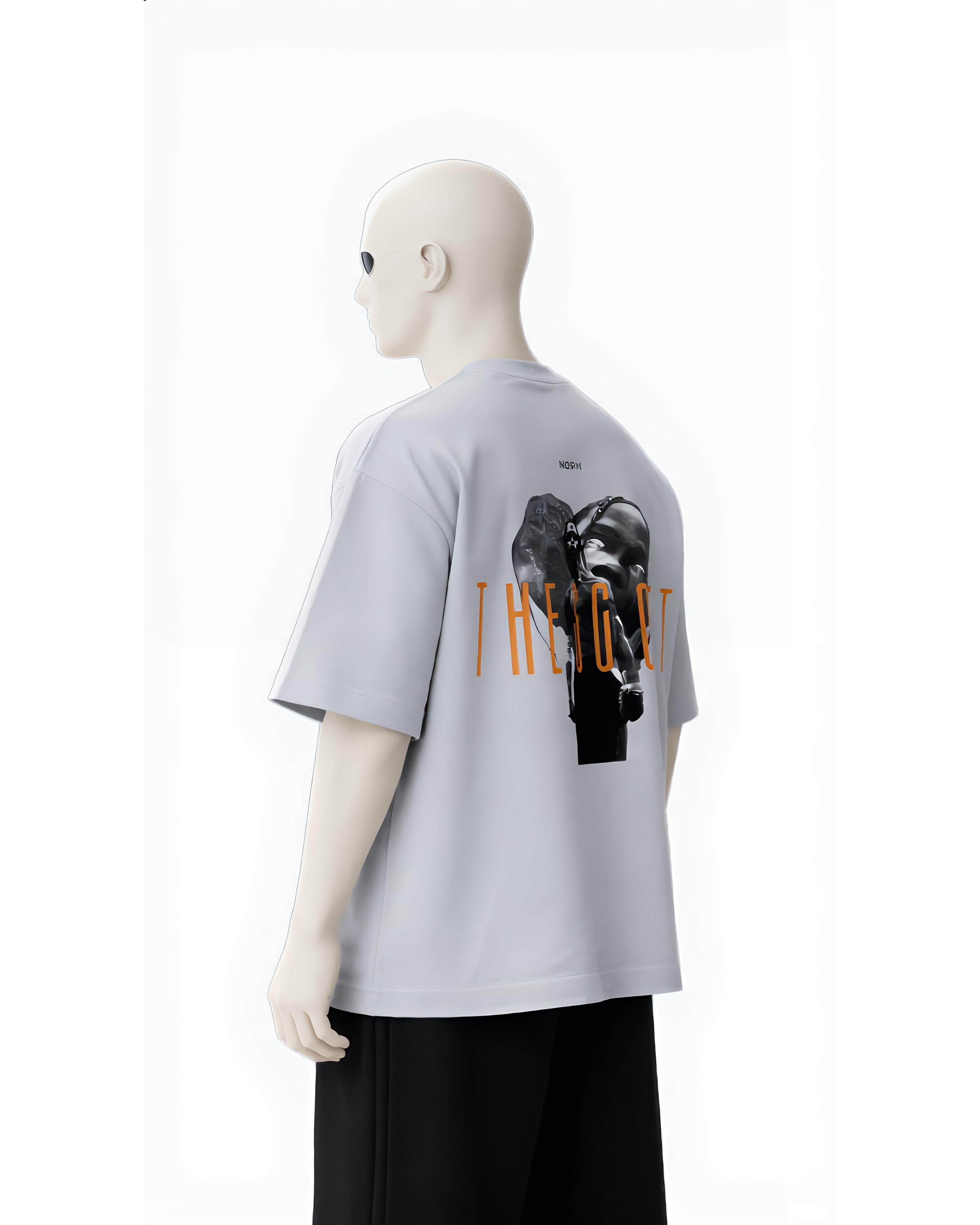 The Scott - Graphic Oversized T-Shirt | White