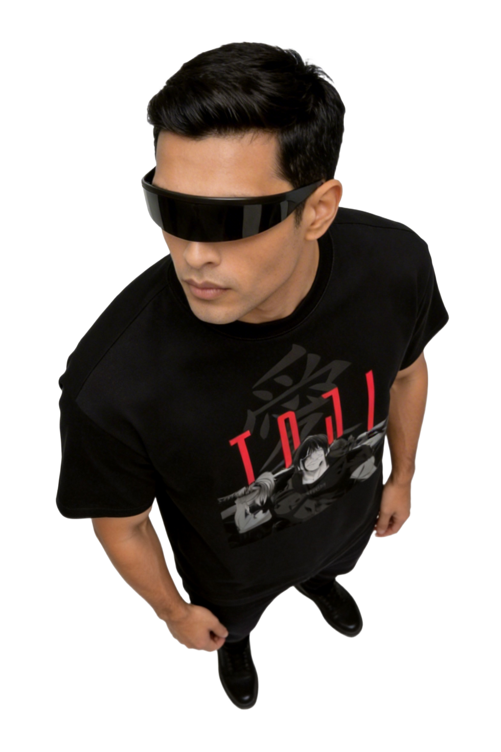 Toji Fushiguro - Graphic Oversized T-Shirt | Black