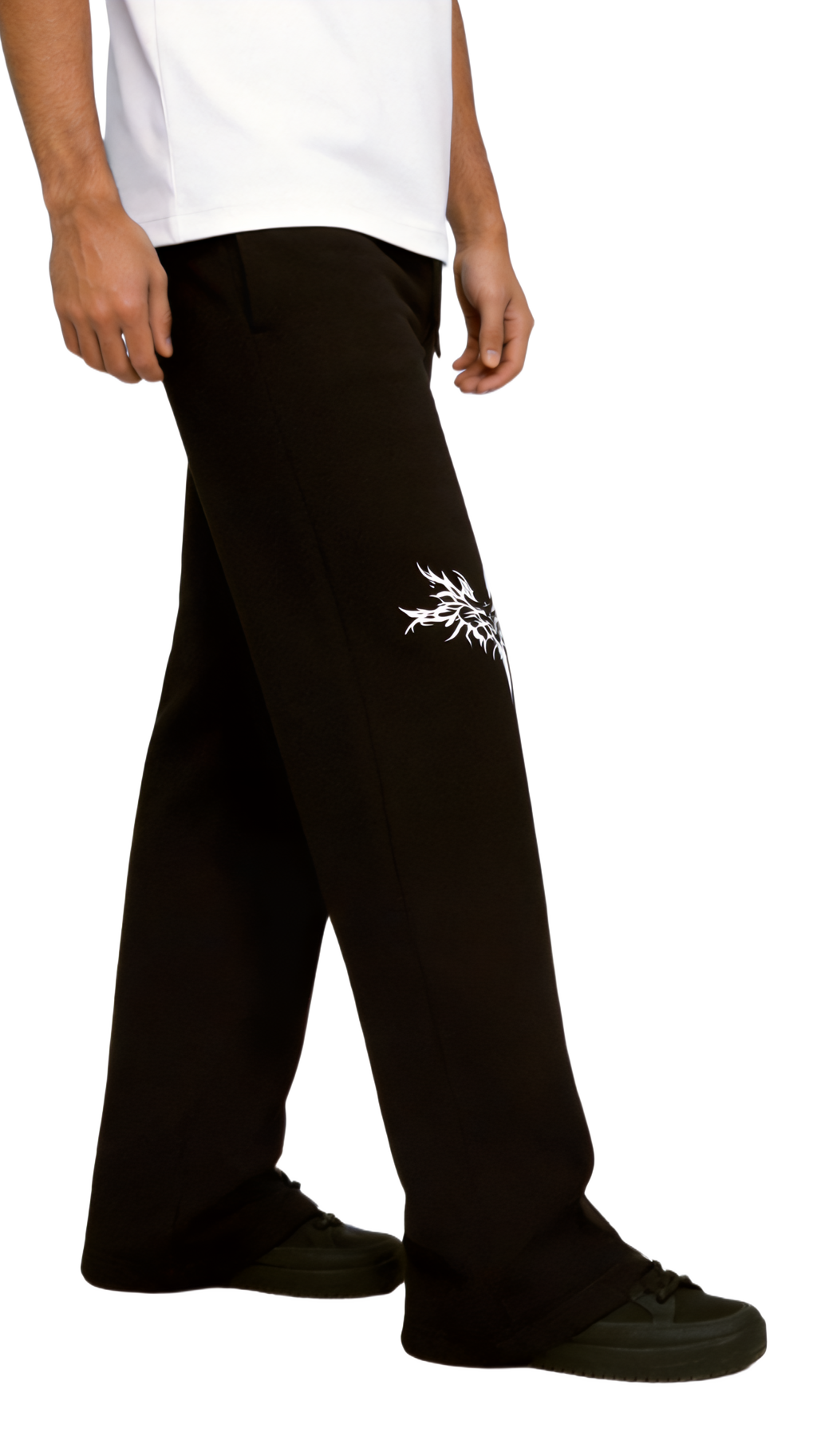 Satan - Graphic Sweatpants | Black