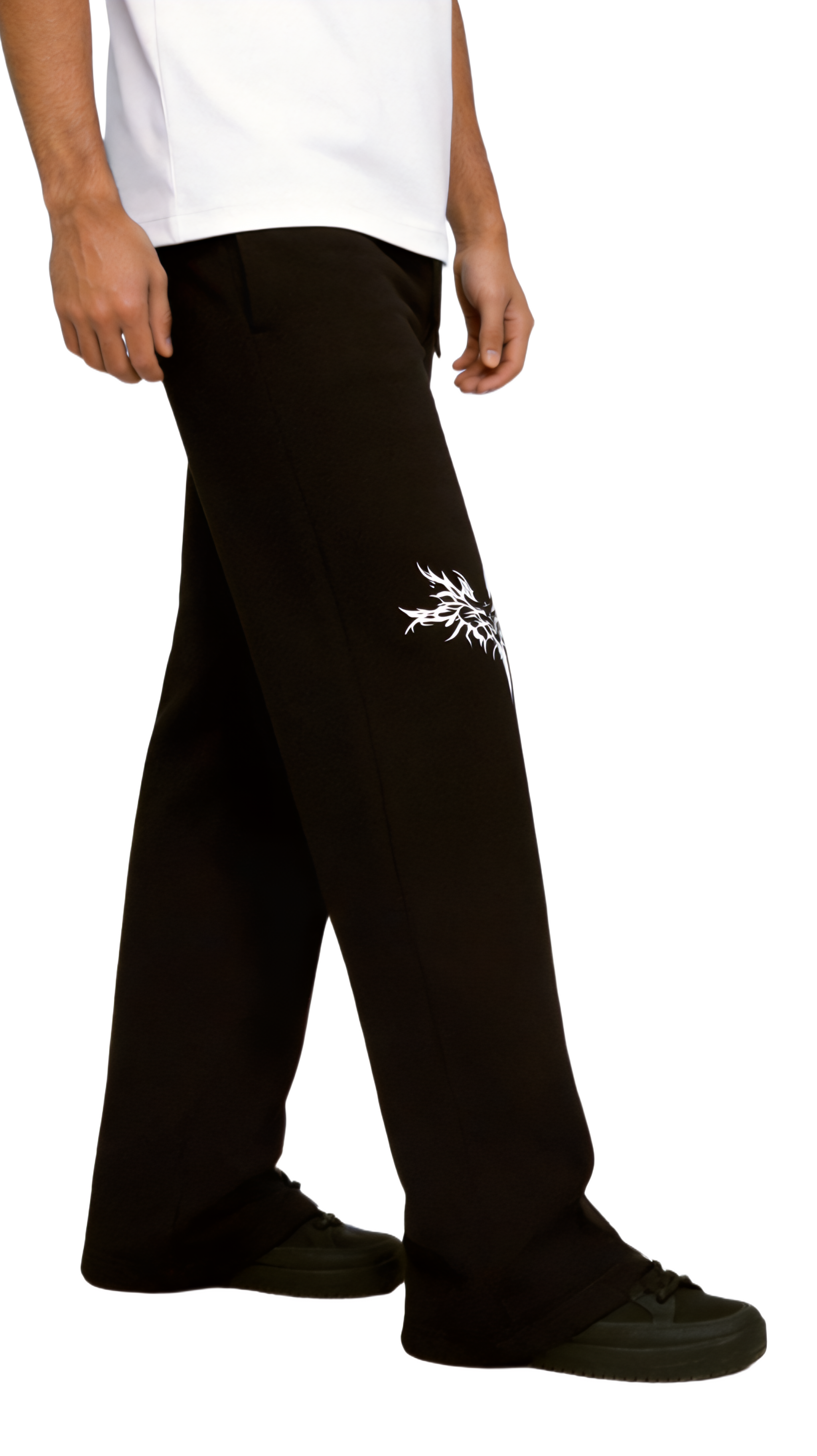 Satan - Graphic Sweatpants | Black