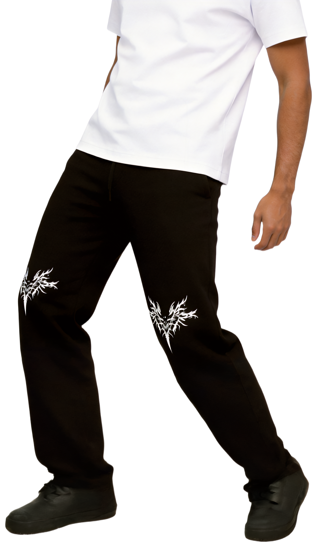 Satan - Graphic Sweatpants | Black