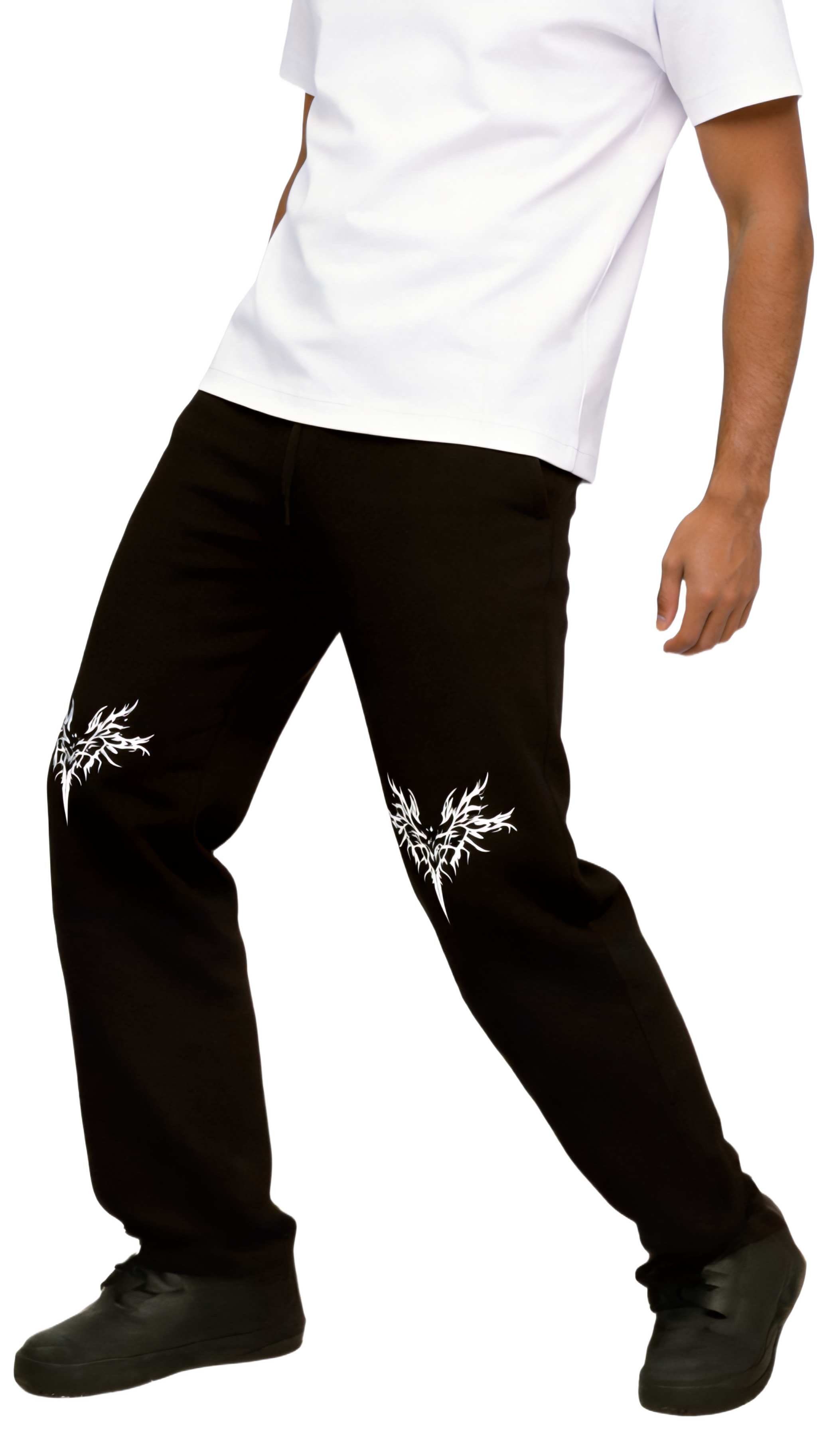 Satan - Graphic Sweatpants | Black