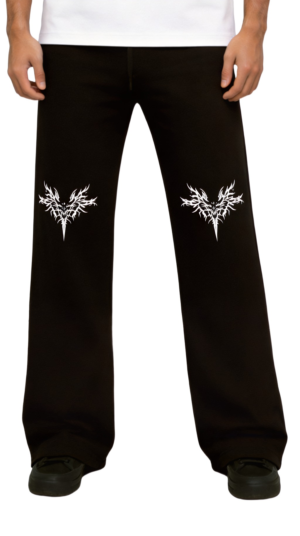 Satan - Graphic Sweatpants | Black