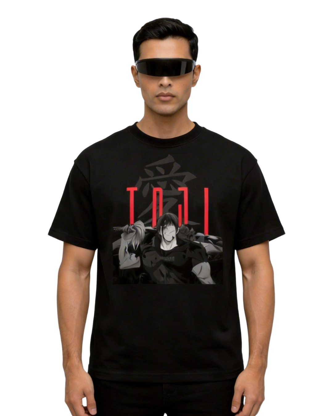Toji Fushiguro - Graphic Oversized T-Shirt | Black
